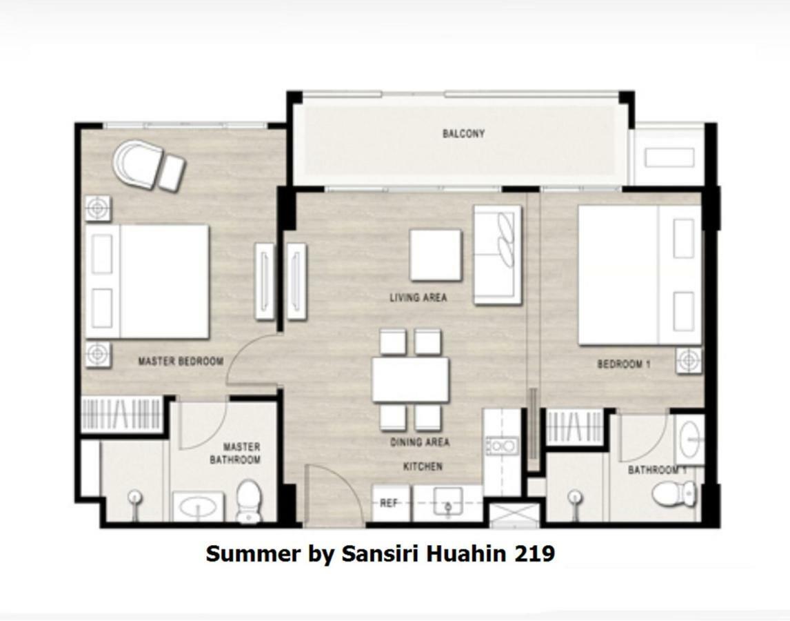2 Bedroom Summer Huahin Condominium HHQ Exterior foto